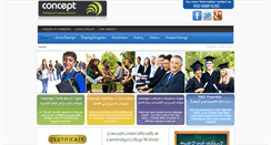 Desktop Screenshot of concept-egypt.com